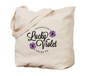 Lucky Violet Logo Project Bag